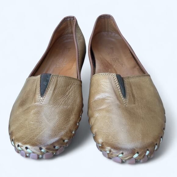 Spring Step Kathaleta Brown Slip On Leather Comfort Flats Arch Support size 41 - Picture 8 of 10